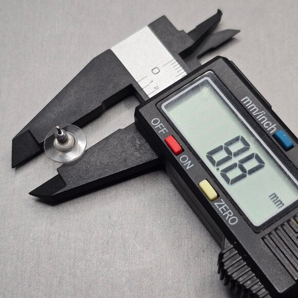 VTG Sterling Silver Larimar Stud Earrings 8.8x6mm 14.4g Dominican Republic - Picture 6 of 7